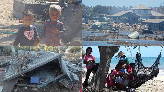 Auf Tonga ist fast nichts mehr wie es war. Die Bilder in der Projektplanung der Freien Wesleyanischen Kirche von Tonga lassen das Ausmaß der Zerstörung erahnen. Hilfe ist dringend nötig.