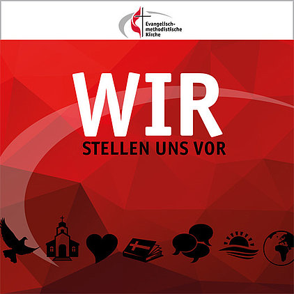 Cover. Schriftzug „Wir stellen uns vor” auf rotem Untergrund.
