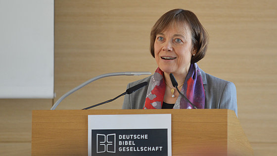 Die neue Ratsvorsitzende der Evangelischen Kirche in Deutschland: Präses Annette Kurschus. (Hier in einer ihrer Funktionen als Vorsitzende der Gesellschafterversammlung der Deutschen Bibelgesellschaft.)