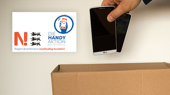 Ab in die Box! Smartphones und andere Handys enthalten wertvolle Rohstoffe. Eine von der Hörfunkagentur »radio m« unterstützte Sammelaktion in Baden-Württemberg soll diese einer geordneten Wiederverwertung zuführen.
