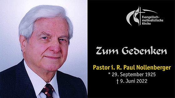 »Wer mich bekennt vor den Menschen, den will ich auch bekennen vor meinem himmlischen Vater.« Dieses Bibelwort aus dem Matthäusevangelium (Kapitel 10, Vers 32) motivierte Paul Nollenberger zum Dienst als Pastor.