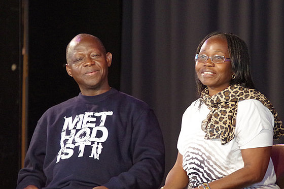 Bischof John K. Yambasu aus Sierra Leone, hier mit seiner Ehefrau, ist Referent beim europäischen methodistischen Festival »Staunen! 2018« im Mai in Cuxhaven