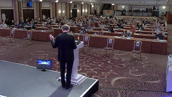 Die Konferenz der Methodistischen Kirche in Großbritannien tagte vom 24. Juni bis zum 1. Juli virtuell und in Präsenz im National Conference Centre im mittelenglischen Birmingham.