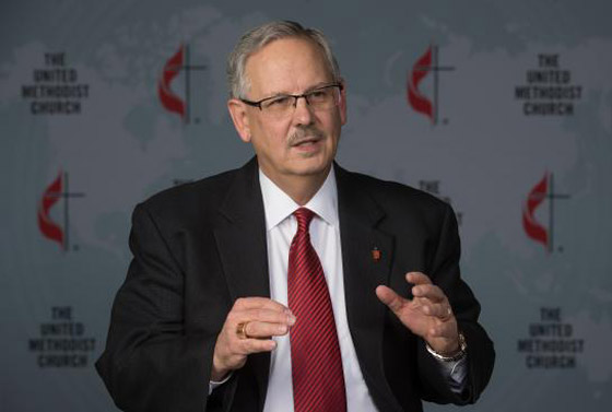Bischof Bruce R. Ough, Präsident des internationalen Bischofsrats der Evangelisch-methodistischen Kirche