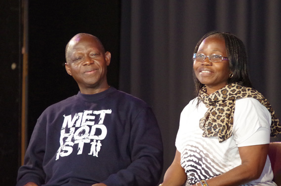 Bischof John K. Yambasu aus Sierra Leone, hier mit seiner Ehefrau, ist Referent beim europäischen methodistischen Festival »Staunen! 2018« im Mai in Cuxhaven