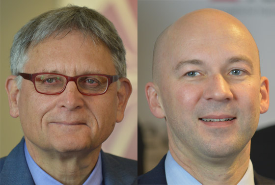 Generationswechsel in der christlichen Medienlandschaft: Helmut Matthies (links) gibt die Leitung von »Idea« an Matthias Pankau ab.