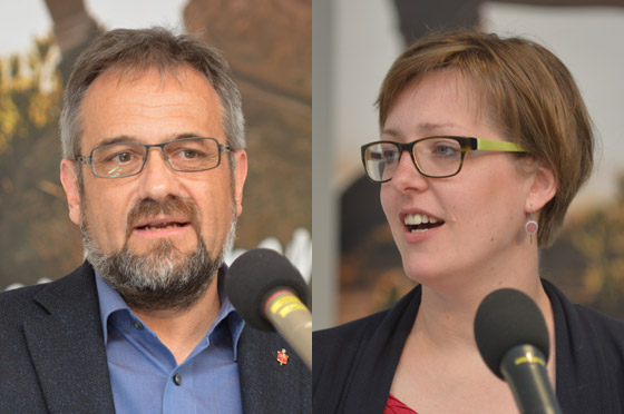 Bischof Harald Rückert und Pastorin Anne Detjen setzten die inhaltlichen Schwerpunkte am ersten Arbeitstag der NJK.