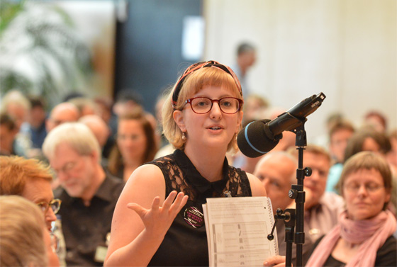 »Wir merken, dass wir umeinander ringen.« Mit dieser Aussage beschreibt Pastorin Mareike Bloedt das Positive der aktuellen Situation, in der sich die Evangelisch-methodistische Kirche angesichts der Diskussion um Homosexualität befindet.