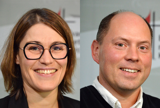 Denise Courbain und Stefan Weiland sind die Initiatoren der »Schöpfungs-Leiter«. Das neue Umweltzertifikat animiert Kirchengemeinden, ihre inhaltliche Gemeindearbeit mit den Maßnahmen zum Umweltschutz zu verbinden und weiterzuentwickeln.