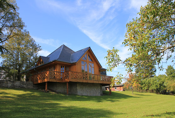 Der »Backhaus« genannte geistliche Mittelpunkt der Begegnungs- und Bildungsstätte Schwarzenshof. 