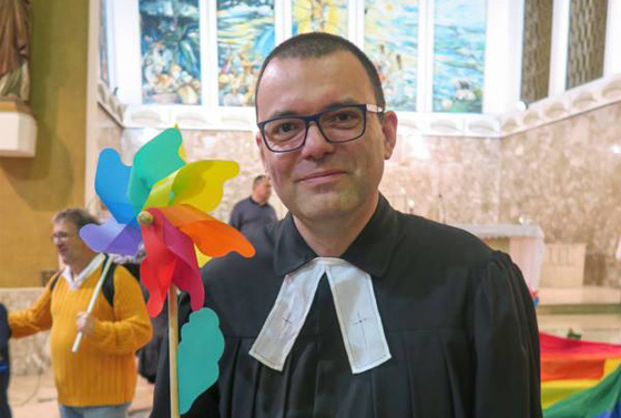 Peter Ciaccio, Pastor der Methodistischen Kirche in Italien und neuer Ehrenbürger Palermos, hier bei einem anderen Anlass.